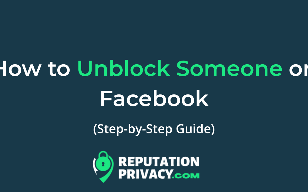 How to Unblock Someone on Facebook